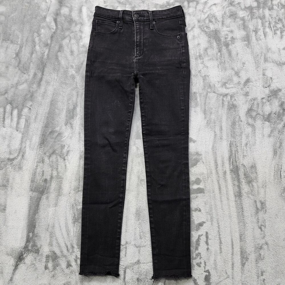 Abercrombie &‎ Fitch Jeans Womens 24/00S Black Simone High Rise Super Skinny
